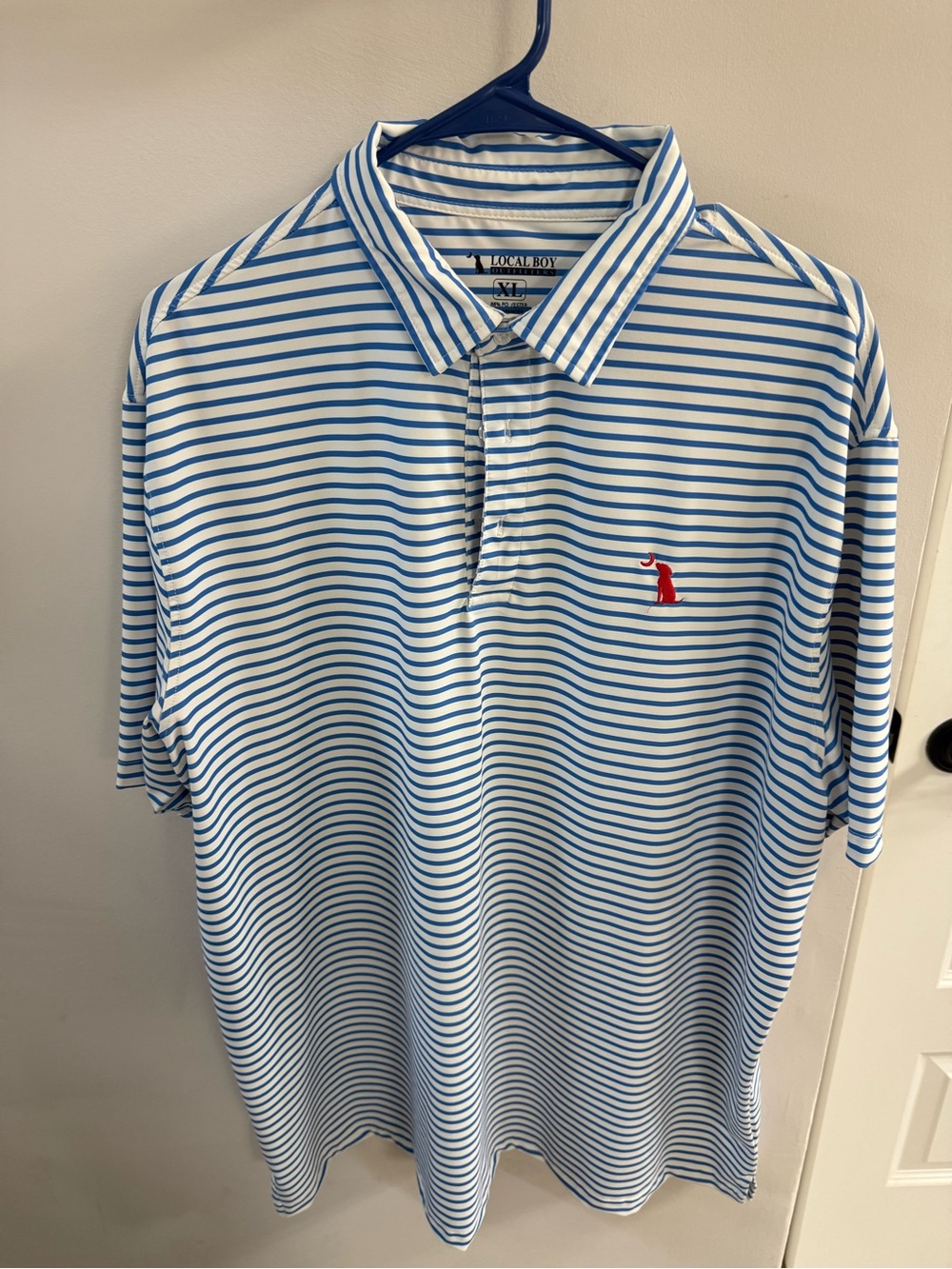 Local Boy Men’s Polo with Red Logo